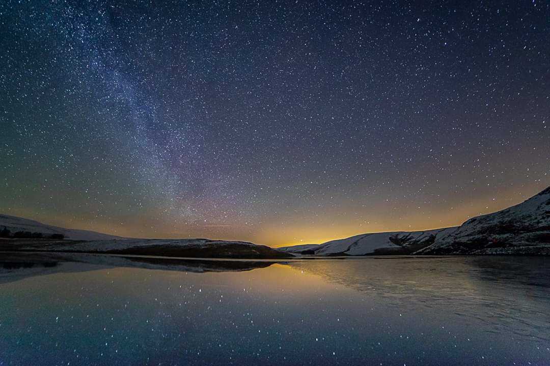 Milky Way over Craig Goch, Elan Valley, Wales (February 2019)